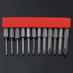 12 pezzi/set di punte per cacciavite con cacciavite elettrico magnetico in acciaio legato S2, 1, 2, 3, 4, 5, 6, 7, 8, 9, 10, 11, 12, 13