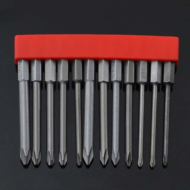 12 pezzi/set di punte per cacciavite con cacciavite elettrico magnetico in acciaio legato S2, 1, 2, 3, 4, 5, 6, 7, 8, 9, 10, 11, 12, 13