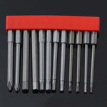 12 pezzi/set di punte per cacciavite con cacciavite elettrico magnetico in acciaio legato S2, 1, 2, 3, 4, 5, 6, 7, 8, 9, 10, 11, 12, 13
