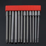 12 pezzi/set di punte per cacciavite con cacciavite elettrico magnetico in acciaio legato S2, 1, 2, 3, 4, 5, 6, 7, 8, 9, 10, 11, 12, 13