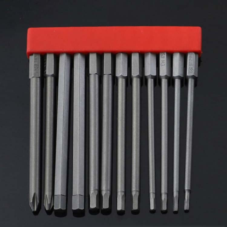 12 pezzi/set di punte per cacciavite con cacciavite elettrico magnetico in acciaio legato S2, 1, 2, 3, 4, 5, 6, 7, 8, 9, 10, 11, 12, 13