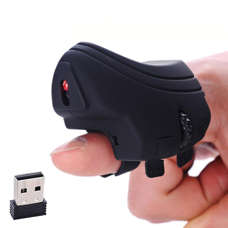 Mouse pigro da dito wireless GM306 da 2,4 GHz con ricevitore USB, GM306 2.4GHz Wireless