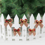 Fiocco di Natale da 15 pezzi con campane di ferro, ghirlanda di Natale, decorazioni per l'albero di Natale, consegna in stile casuale, Bow With Iron Bells