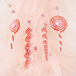 10 pezzi di decorazioni natalizie per simulare caramelle, ornamenti per l'albero di Natale, Wave Sugar, Small Lollipop, Candy Roll, Large Lollipop