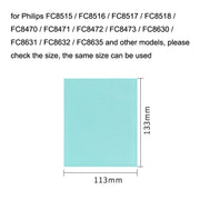 Accessori per aspirapolvere per Philips FC8471 / FC8630 / FC9322, 10PCS Air Filter Cotton, 10PCS Filter Cotton