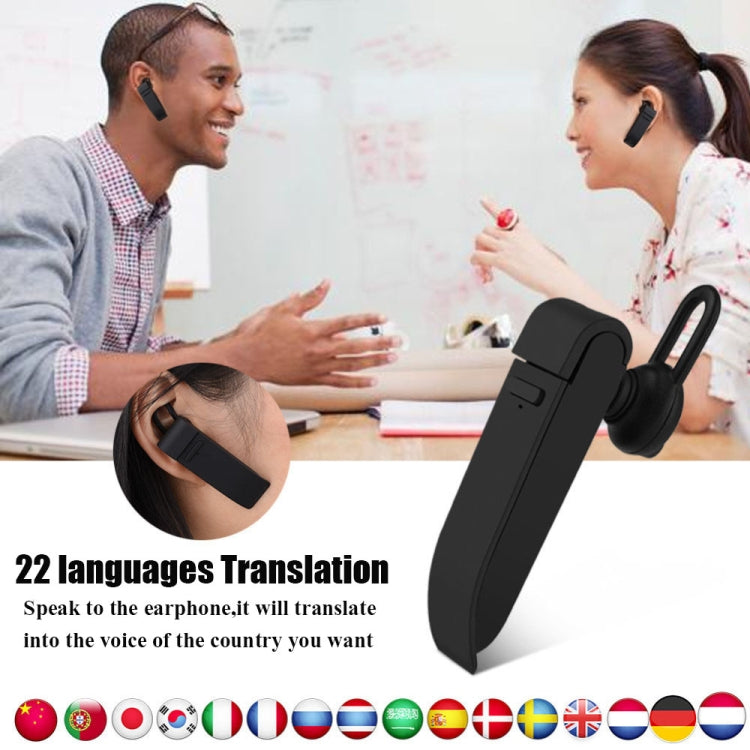 Traduttore vocale intelligente portatile Traduttore vocale istantaneo Bluetooth Traduttore di viaggi d'affari in tempo reale Supporto 22 lingue, Support 22 Languages