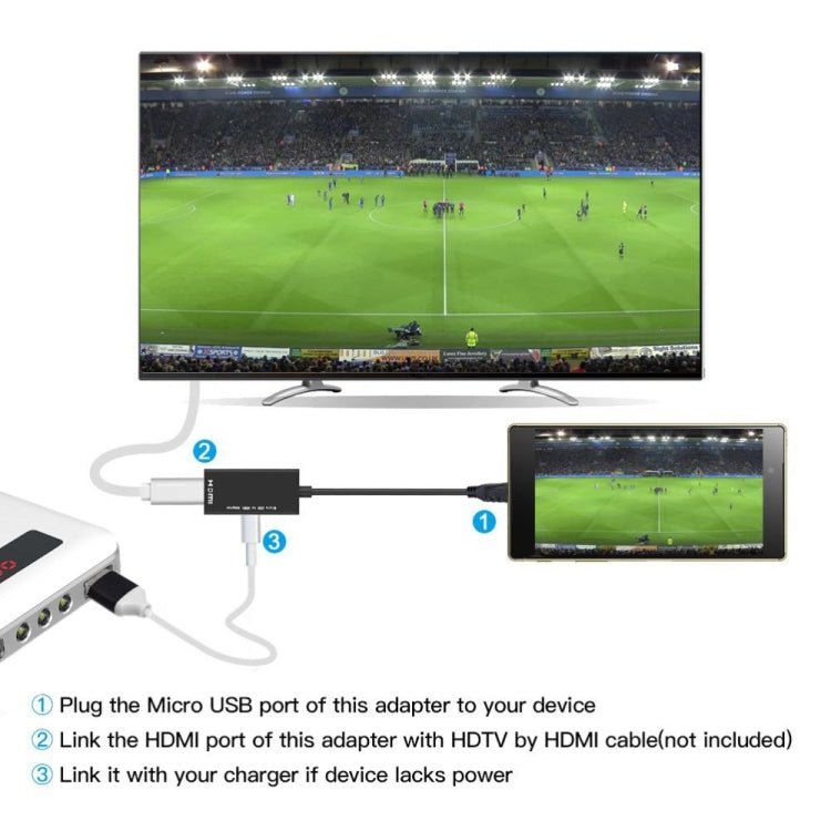 Cavo adattatore da micro USB a HDMI femmina 1080P HD per adattatori HDTV per dispositivi MHL per Samsung Galaxy HUAWE