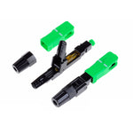 10 connettori rapidi per fibra ottica monomodale FTTH SC APC
