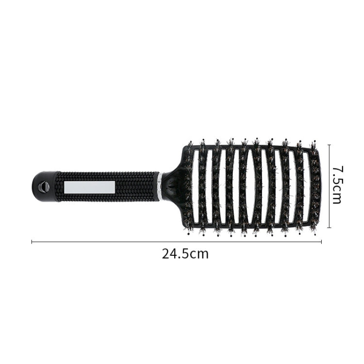 Pettine per massaggio del cuoio capelluto, spazzola per capelli, setole in nylon, spazzola per capelli ricci districanti per parrucchiere, strumento per lo styling