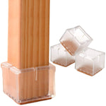2 pezzi di coprigambe quadrati per sedie, protezioni per piedi in PVC, copritavoli per mobili, 30-35mm, 42-48mm, 49-55mm, 37-42mm, 56-62mm
