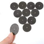 50 pezzi accessori dremel Dischi da taglio da 32 mm Dischi da taglio in fibra di resina per utensili rotanti Utensili abrasivi per rettifica, 32mm