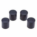 Protezioni per i piedi delle sedie in plastica da 100 pezzi Gambe per mobili antiscivolo nere Tappo per base del tavolo Copertura protettiva per pavimento, 16mm, 19mm, 22mm, 25mm