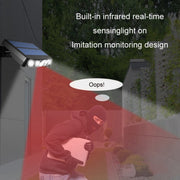 Lampada da parete solare con sensore a infrarossi IP65