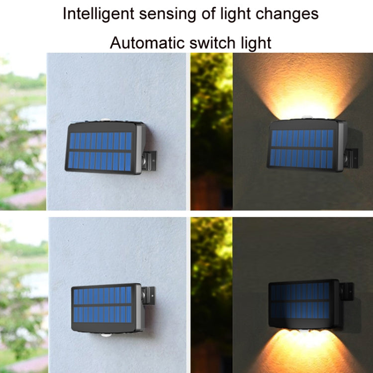 Lampada da parete solare con sensore a infrarossi IP65