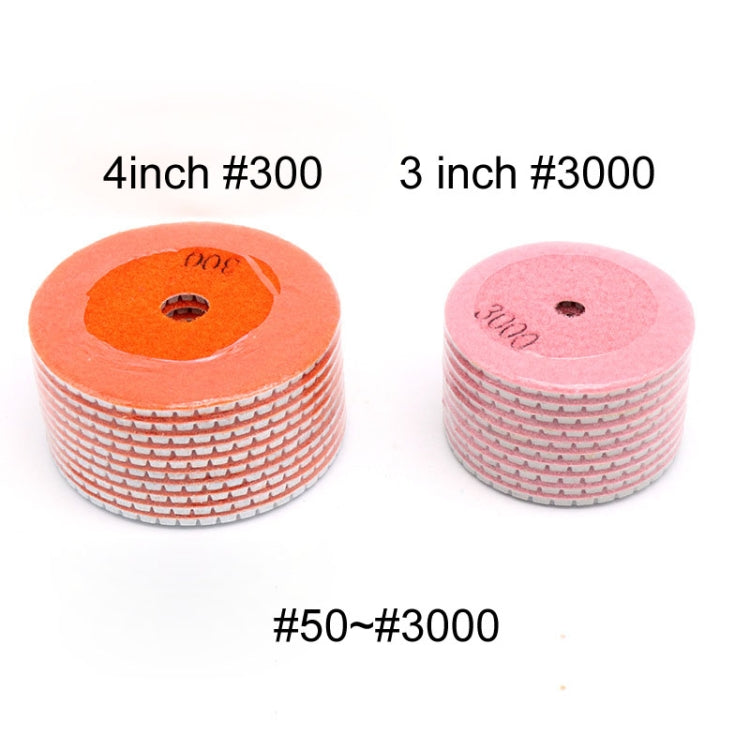 Pezzo di macinazione di piastrelle di marmo e granito 80mm100mm pezzo di macinazione morbida lucidatura della pietra del mulino ad acqua, Grit:1000, Size:4 inch, Grit:50, Size:3 inch, Grit:50, Size: 4 inch, Grit:100, Size:3 inch, Grit:100, Size: 4 inch...