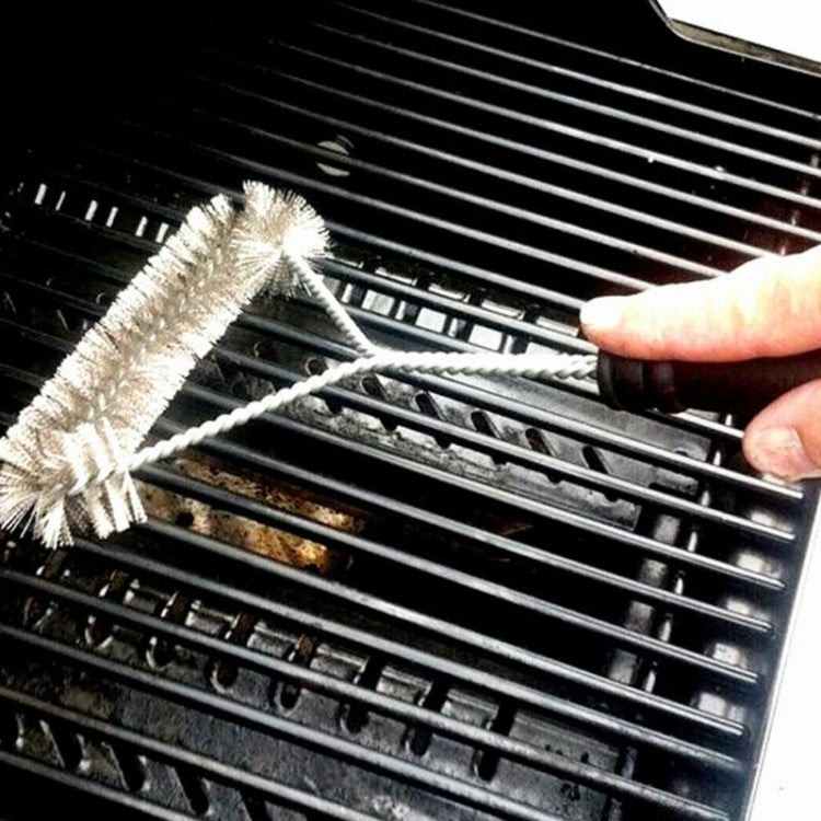 Spazzola pulizia con setole in acciaio inox 12 pollici