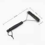 Spazzole per pulizia con setole in filo di acciaio inossidabile da 12 pollici con manico, 12 inch