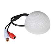 Microfono CCTV Dispositivo di raccolta audio a forma di golf Dispositivo di ascolto del suono per monitoraggio audio DC12V ad alta sensibilità