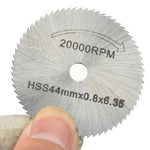7 pz/set smerigliatrice elettrica lama per sega in acciaio ad alta velocità lama per sega per lavorazione del legno lama per sega in acciaio ad alta velocità pezzo da taglio, 11025, 11026, 11027