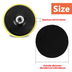 5 pezzi Disco per lucidatura Disco in spugna autoadesiva Ventosa pneumatica per carta vetrata, 80mm M10, 100mm M10, 100mm M14, 125mm M10, 125mm M14, 150mm M14, 150mm M16, 180mm M14