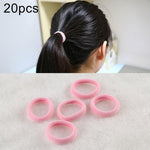 100 pezzi di elastici per capelli per ragazze e bambini