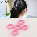 100 pezzi di elastici per capelli per ragazze e bambini