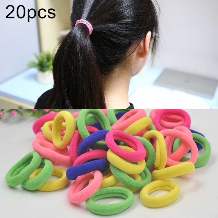 100 pezzi di elastici per capelli per ragazze e bambini