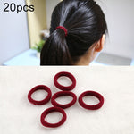 100 pezzi di elastici per capelli per ragazze e bambini