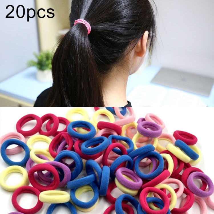 100 pezzi di elastici per capelli per ragazze e bambini