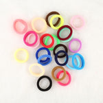100 pezzi di elastici per capelli per ragazze e bambini