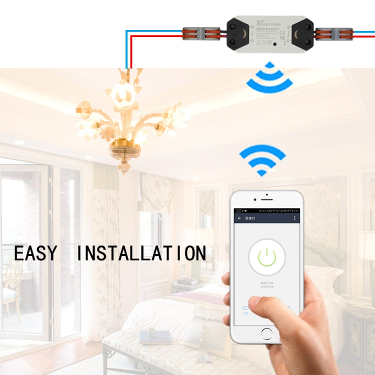 Timer interruttore intelligente WiFi fai-da-te Interruttore universale Il telecomando wireless funziona con Alexa Google Home Smart Home Automation