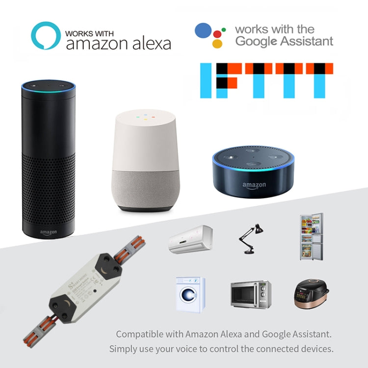 Timer interruttore intelligente WiFi fai-da-te Interruttore universale Il telecomando wireless funziona con Alexa Google Home Smart Home Automation