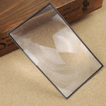 Lente d'ingrandimento 3x per biglietti da visita 120x180mm