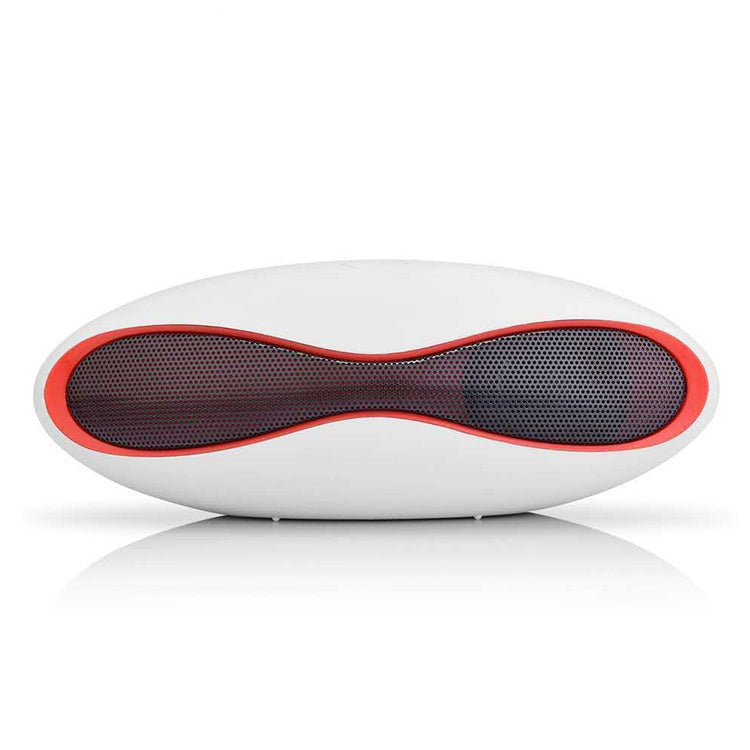 Altoparlante Bluetooth stereo 3D a forma di mini rugby con slot per schede TF (blu)