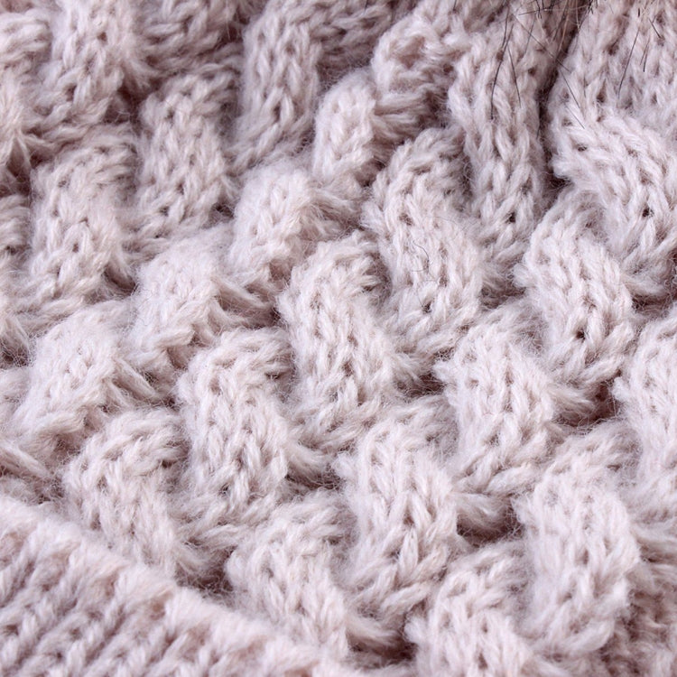 Set di cappelli genitore-figlio 2 in 1 autunno e inverno. Cappello lavorato a maglia con trama calda intrecciata con gomitolo di lana, Parent-child