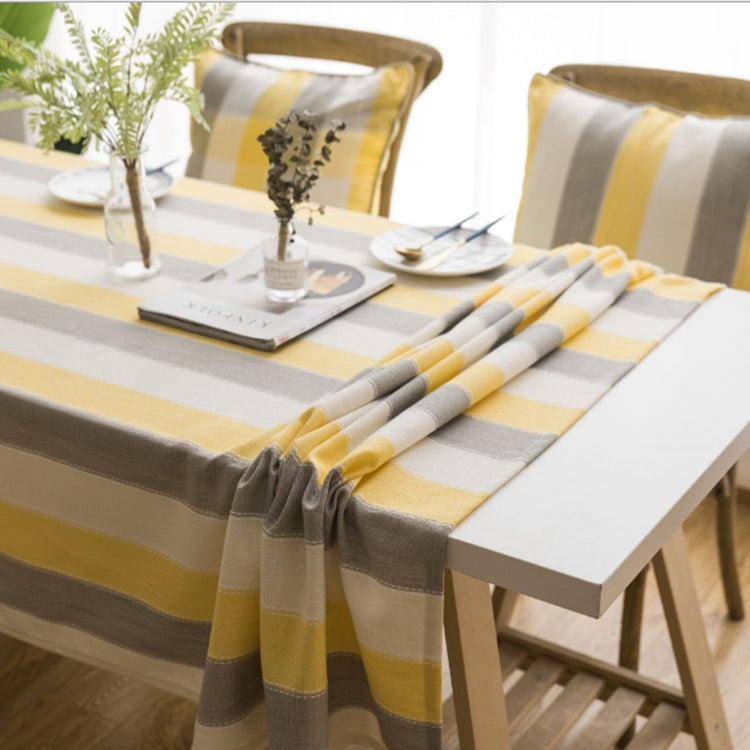 Asciugamano di stoffa di copertura per il tavolo da pranzo rettangolare a righe, 60x60cm, 90x90cm, 100x135cm, 135x135cm, 135x160cm, 135x180cm, 135x200cm, 135x220cm, 135x250cm, 135x260cm, 135x300cm