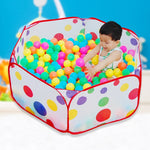 Tenda giocattolo pieghevole 3 pezzi Palline colorate Gioco da biliardo per bambini, Foldable Toy Tent