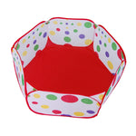 Tenda giocattolo pieghevole 3 pezzi Palline colorate Gioco da biliardo per bambini, Foldable Toy Tent