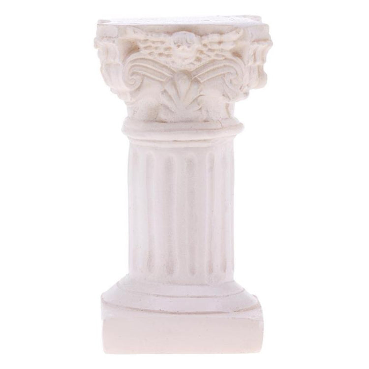 Per il giardino Diorama Yard Scenery Decor Resina Colonna romana Modello pilastro, Roman Column