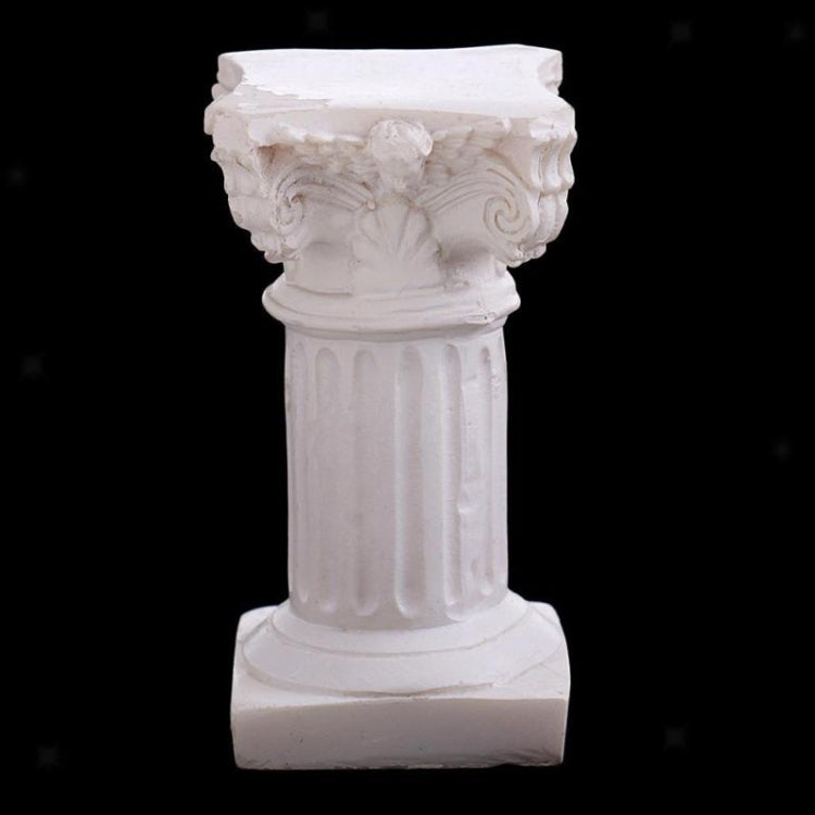 Per il giardino Diorama Yard Scenery Decor Resina Colonna romana Modello pilastro, Roman Column