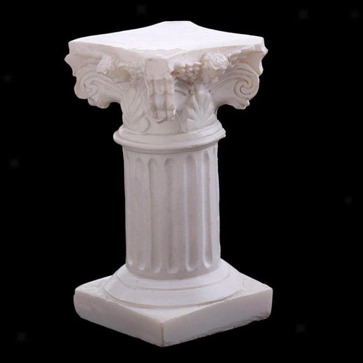 Per il giardino Diorama Yard Scenery Decor Resina Colonna romana Modello pilastro, Roman Column