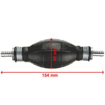 Pompa benzina manuale per moto, barca a motore universale, pompa carburante manuale in gomma sferica, 6mm, 8mm, 10mm, 12mm