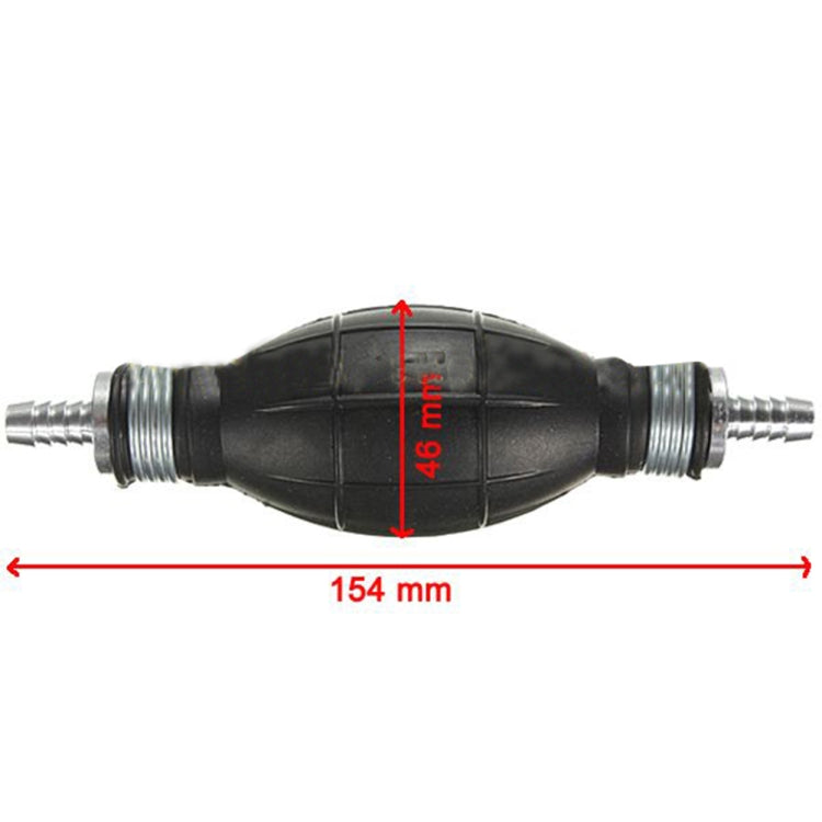 Pompa benzina manuale per moto, barca a motore universale, pompa carburante manuale in gomma sferica, 6mm, 8mm, 10mm, 12mm