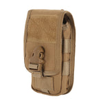 Marsupio multifunzionale con sistema Molle da 2 pezzi Tasche da corsa per esterni per telefono cellulare inferiore a 5,5 pollici, 2 PCS