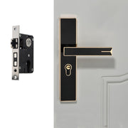 Serratura per porta interna in lega di alluminio magnetica forte e silenziosa. Serratura per maniglia hardware per camera da letto, Black Gold Small 50 Lock Body, Black Gold Large 50 Lock Body, Black Silver Small 50 Lock Body