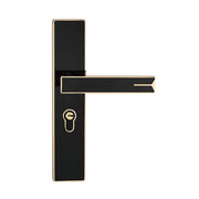 Serratura per porta interna in lega di alluminio magnetica forte e silenziosa. Serratura per maniglia hardware per camera da letto, Black Gold Small 50 Lock Body, Black Gold Large 50 Lock Body, Black Silver Small 50 Lock Body