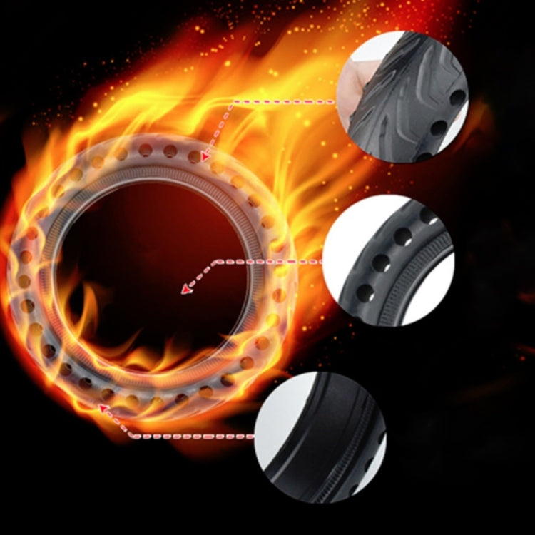 8.5 pollici Per Xiaomi Norma Mijia M365 Accessori Scooter Elettrico Ruota Boss Ruota Pneumatico Integrato 5 Fori A Nido D'ape Solido Ruota Pneumatico, Honeycomb Solid Wheel Tire