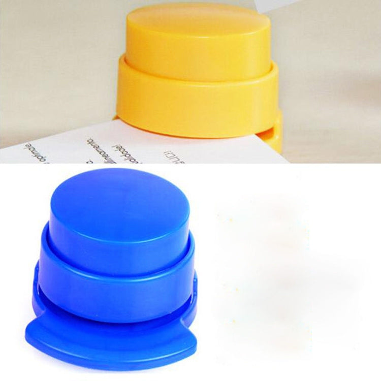 Senza punti metallici, pinzatrice a fogli mobili, raccoglitore ad aria senza ago, consegna a colori casuale, Needle-free Binder