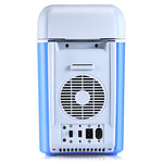Frigorifero elettrico termoelettrico per camion con capacità di 7,5 litri per frigorifero portatile per auto, per camper da viaggio, 7.5L Refrigerator Cooler Warmer