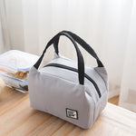 Borsa per il pranzo portatile Borsa per il pranzo termica isolata Borsa termica per il tote Borsa per il pranzo Bento Contenitore per il pranzo Borse per la conservazione degli alimenti scolastici, Black, Bento Storage Bags